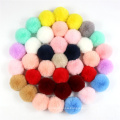 wholesale mixed color 5cm 6cm fake rabbit fur pom pom faux fur